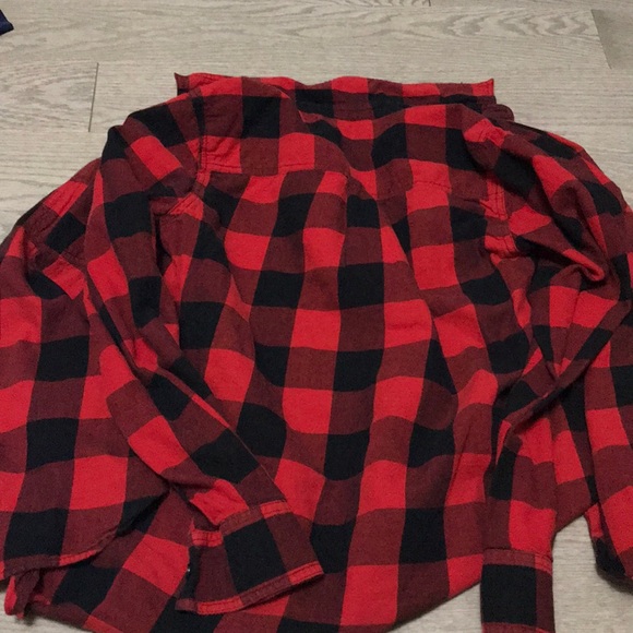 Button up plaid top - Picture 3 of 3